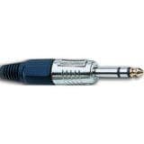 JB Systems Stereo Jack Gold-tip 6,3mm (set van 2)