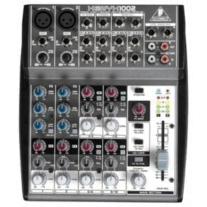 Behringer XENYX 1002 PA en studio mixer