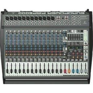 Behringer Europower PMP6000 powered PA en studio mixer