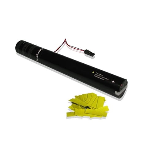 MagicFX ECC01YL Elektrisch confetti kanon 40cm (gele confetti) 40cm - Confetti Papier J&H licht en geluid