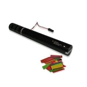 MagicFX ECC01MC Elektrisch confetti kanon 50cm (multicolor confetti) 40cm - Confetti Papier J&H licht en geluid