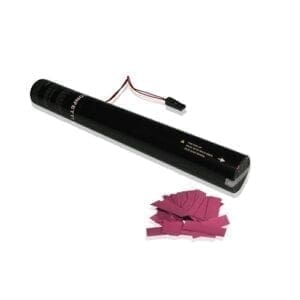 MagicFX ECC01PK Elektrisch confetti kanon 40cm (roze confetti) 40cm - Confetti Papier J&H licht en geluid