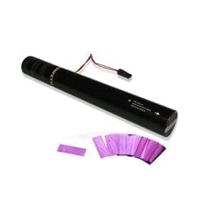 MagicFX ECC03PK Elektrisch confetti kanon 40cm (roze metallic confetti) 40cm - Confetti Metallic J&H licht en geluid
