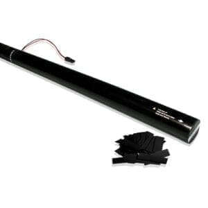 MagicFX ECC04BL Elektrisch confetti kanon 80cm (zwarte confetti) 80cm - Confetti Paper J&H licht en geluid