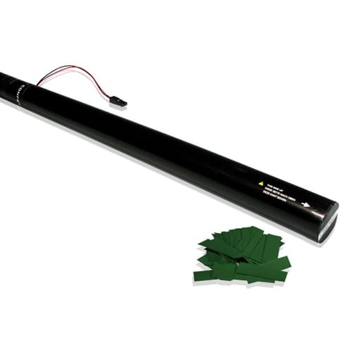 MagicFX ECC04DG Elektrisch confetti kanon 80cm (donkergroene confetti) 80cm - Confetti Paper J&H licht en geluid