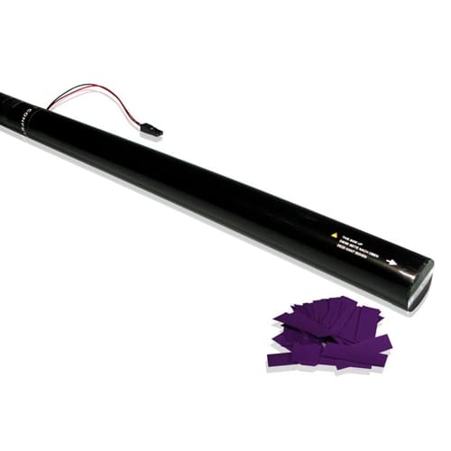 MagicFX ECC04PR Elektrisch confetti kanon 80cm (paarse confetti) 80cm - Confetti Paper J&H licht en geluid