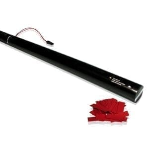 MagicFX ECC04RD Elektrisch confetti kanon 80cm (rode confetti) 80cm - Confetti Paper J&H licht en geluid