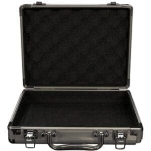 Accu-Case Mini Accessoires Koffer, zilverkleurig