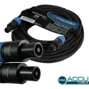 Accu-Cable Pro Speakon luidsprekerkabel 2 x 2,5mm2, 20 meter