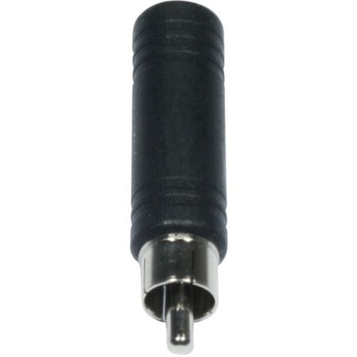 Accu-Cable Audio adapter: RCA (tulp) male – 6,3mm Jack mono female _Uit assortiment J&H licht en geluid