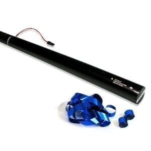 MagicFX ESC04DB Elektrisch streamer kanon 80cm (blauwe metallic streamers) 80cm - Streamers Metallic J&H licht en geluid
