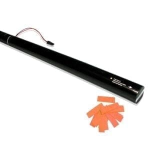 MagicFX ECC08OR Elektrisch confetti kanon 80cm (fluoriserend oranje confetti) 80cm - Fluoriserende shooters J&H licht en geluid