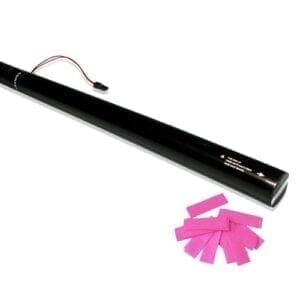MagicFX ECC08PK Elektrisch confetti kanon 80cm (fluoriserend roze confetti) 80cm - Fluoriserende shooters J&H licht en geluid