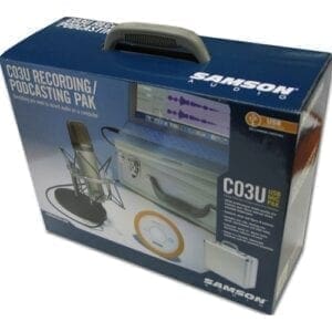 Samson C03USB PAK - USB Multi-pattern grootmembraan condensatormicrofoon en accessoires