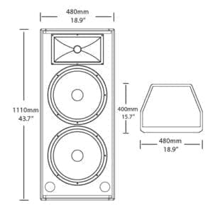 Samson RS215 HD - Passieve 2x15