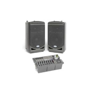 Samson XP510i – Geluidsset met 1 mixer en 2 250W luidsprekers _Uit assortiment J&H licht en geluid