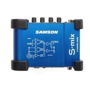 Samson S MIX – Extreem compacte 4-kanaals live mixer PA mixers J&H licht en geluid