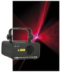 Showtec Galactic Value Line RVP-250 DMX Laser: rood / violet / paars