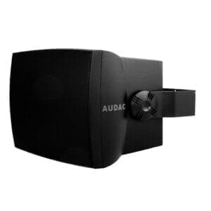 Audac WX802OB Outdoor 100V luidspreker – zwart, set per 2 stuks _Uit assortiment J&H licht en geluid