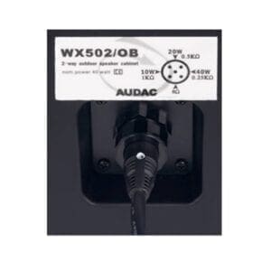 Audac WX502OB Outdoor 100V luidspreker - zwart