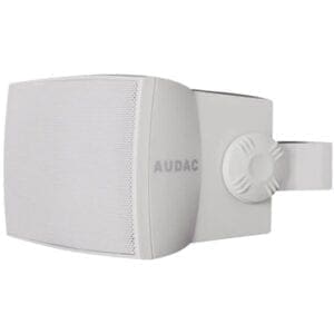 Audac WX502OW Outdoor 100V luidspreker – wit set van 2 stuks 100 volt luidsprekers J&H licht en geluid