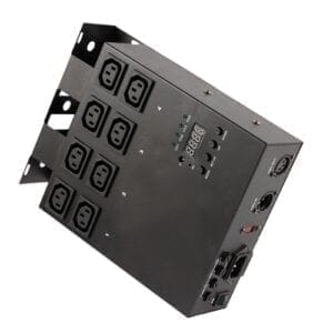 American DJ SP4LED, 4-kanaals DMX switchpack met IEC uitgangen DMX dimmer J&H licht en geluid
