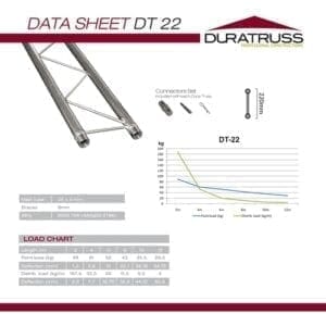 Duratruss DT 22-100 Laddertruss, 100 cm Duratruss DT 22 J&H licht en geluid