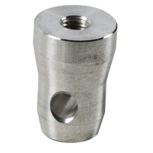 Duratruss Verlengde halve truss spigot met een M12 schroefdraad voor de DT 31, DT 32, DT 33 en DT 34 serie