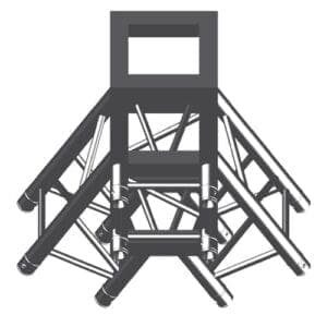 Duratruss DT 34H PA Toren Basis Duratruss Tower J&H licht en geluid