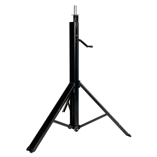 Showtec Pro 3500 Wind-Up statief, max. 350 cm / 120 kg _Uit assortiment J&H licht en geluid