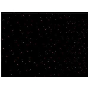 Showtec Star Sky II, Zwart LED gordijn (6 x 3 meter) met RGB SMD leds LED gordijn J&H licht en geluid