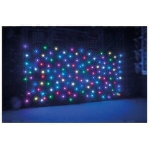 Showtec Star Sky Pro I, Zwart LED gordijn (6 x 3 meter) met RGB leds