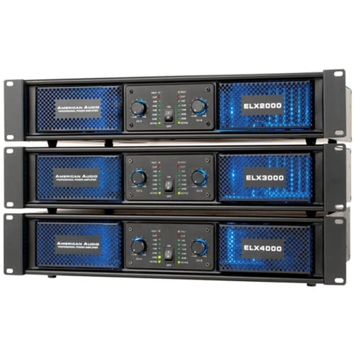 American Audio ELX 2000 Eindversterker, 2 x 150 Watt RMS _Uit assortiment J&H licht en geluid 4