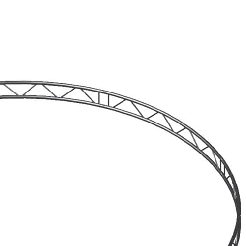 Duratruss DT 32 Horizontaal cirkeldeel van een laddertruss cirkel (4 meter) Duratruss Cirkel truss J&H licht en geluid
