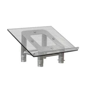 Duratruss DT 34-LCT-Plexi, Transparant muziekstandaard blad voor op een trussdeel Truss meubilair J&H licht en geluid