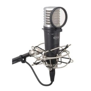 Samson MTR201A – Condensatormicrofoon met een shockmount en een popfilter Studio microfoon J&H licht en geluid