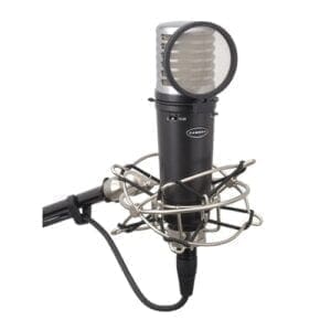 Samson MTR231A – Condensatormicrofoon met een shockmount en een popfilter Studio microfoon J&H licht en geluid