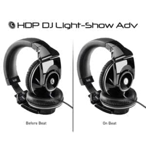 Hercules HDP DJ Light Show Adv - DJ Hoofdtelefoon met verlichting-24990