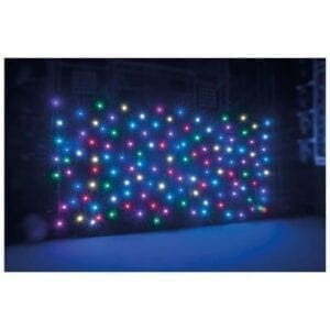Showtec Star Sky Pro II, zwart LED gordijn (6 x 4 meter) met RGB leds LED gordijn J&H licht en geluid