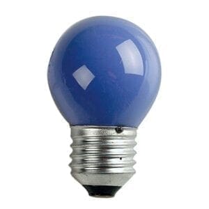 Showtec G45 Lamp met een E27 fitting, blauw