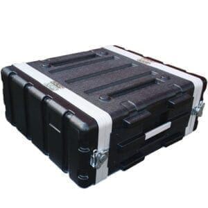 Accu-Case ABS dubbele deksel rackcase, 6 HE 19 inch-kunststof J&H licht en geluid