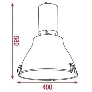 Artecta Domburg-AL400 - Hangende plafondlamp