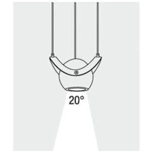 Artecta Cairo-2WW - Hangende LED plafondlamp-25945