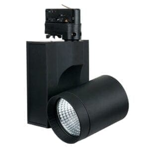 Artecta Milano-3B1000lm - LED plafondspotje met een 3-fase track adapter, zwart
