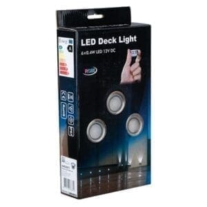 Artecta Bogota deck RGB-6 set - 6 inbouw LED vloerspotjes (IP65)-27509