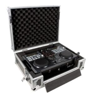 Accu-Case Encore flightcase voor 1 Encore of 1 CK DJ Station / CD-speler DJ case J&H licht en geluid