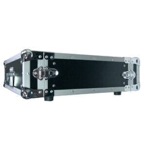 Accu-Case DDR2 Doubledoor rackcase, 2 HE 19 inch-hout J&H licht en geluid