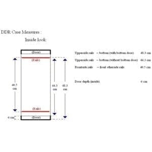 Accu-Case DDR2 Doubledoor rackcase, 2 HE-335
