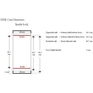 Accu-Case DDR3 Doubledoor rackcase, 3 HE-340