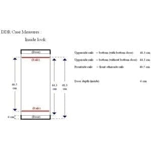 Accu-Case DDR-PRO2 Professionele dubbele deksel rackcase, 2 HE-351